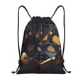 thumbnail image 1 of Sikiie Casino Cards Poker Drawstring Backpack Drawstring Bags, Draw String Back Bag for Sports, Gym, Travel, Swimming, Beach-Small, 1 of 6