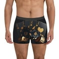 thumbnail image 1 of Sikiie Casino Cards Poker Print Men's Boxer Briefs, Elastic Waistband Boxer Briefs Leggings-X-Large, 1 of 5
