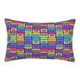 thumbnail image 1 of Sikiie Cassette Tapes Print Plush Pillow Cover, Wrinkle-proof and Stain-resistant Pillow Protector without Pillow Core, Home Decoration-14"x20", 1 of 6