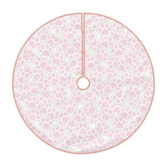 Sikiie Cat Paw Christmas Tree Skirt, Christmas Tree Decorations, Christmas Decor, Tree Mat Decoration(30-48IN)-36"