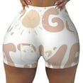 thumbnail image 1 of Sikiie Cat Yoga Time Print Workout Shorts Women Scrunch Butt Gym Shorts Seamless High Waist Tummy Control Yoga Biker Athletic Shorts, 1 of 5