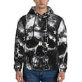 Sikiie Chained Skull Artwork Men's Hoodie, Essentials Hoodie