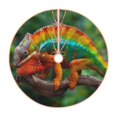 thumbnail image 1 of Sikiie Chameleon Christmas Tree Skirt, Christmas Tree Decorations, Christmas Decor, Tree Mat Decoration(30-48IN)-30", 1 of 6