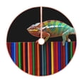 thumbnail image 1 of Sikiie Chameleon Panther On Colored Pencils Christmas Tree Skirt, Christmas Tree Decorations, Christmas Decor, Tree Mat Decoration(30-48IN)-36", 1 of 6