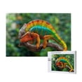 thumbnail image 1 of Sikiie Chameleon Puzzle, Jigsaw Puzzles, Jigsaw Puzzles 1000 Pieces, Custom Jigsaw Puzzle for Adults (29.5×19.7in, Horizontal), 1 of 9