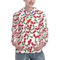 thumbnail image 1 of Sikiie Cherry_1 Women's Casual Hoodies Long Sleeve Lightweight Pullover Tops Loose Sweatshirt-X-Large, 1 of 7