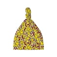 thumbnail image 1 of Sikiie Chicken Cartoon Baby Newborn Hats, Infant Knotted Baby Hat, Beanie Top Knot Caps for Baby Boys Girls, 1 of 5