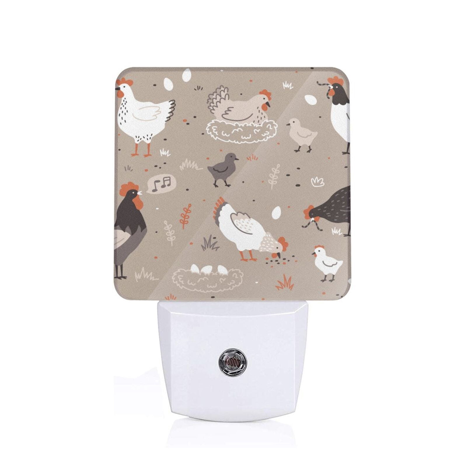 Sikiie Chicken Led Night Light, Warm White,Cool White Lights for ...