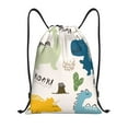 thumbnail image 1 of Sikiie Childish Dinosaur Drawstring Backpack Drawstring Bags, Draw String Back Bag for Sports, Gym, Travel, Swimming, Beach-Medium, 1 of 6