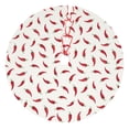 thumbnail image 1 of Sikiie Chili 30-48 inches {designName} Print Christmas Tree Skirt Snowman Xmas Tree Skirt with Edge Christmas Decorations for Holiday Party48", 1 of 7