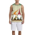 thumbnail image 1 of Sikiie Christmas Card With Gnomes Basketball Jersey Reversible Men's Mesh Athletic Sports Shirts Training Practice S-4XLX-Large, 1 of 6