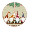 thumbnail image 1 of Sikiie Christmas Card With Gnomes Nativity Christmas Tree Skirt, Jesus Christian Winter Holiday Tree Mat Decoration(30-48IN)36", 1 of 6