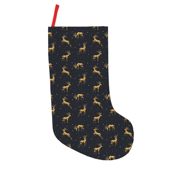 Sikiie Christmas Deers Christmas Stockings,18 Inches Christmas Stockings Xmas Hanging Stockings for Family Christmas Decorations & Gifts