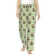 thumbnail image 1 of Sikiie Christmas Hat French Bulldog Women’s Lounge Pants, Lounge Pants Sleep Bottoms, Lounge for Women, Womens Pajama Pants -Medium, 1 of 6