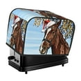 thumbnail image 1 of Sikiie Christmas Horse Toaster Covers 2 Slice Dustproof Toaster Cover Bread Machine Cover, Dustproof Cover - 11.4" x 7.5" x 7.9", 1 of 7