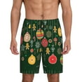 thumbnail image 1 of Sikiie Christmas Mens Pajama Shorts, Lightweight Lounge Pant with Pockets Soft Sleep Pj Shorts for MenMedium, 1 of 6