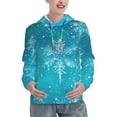 thumbnail image 1 of Sikiie Christmas Snow Women's Casual Hoodies Long Sleeve Lightweight Pullover Tops Loose Sweatshirt-Large, 1 of 7