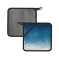 thumbnail image 1 of Sikiie Christmas Snowflakes Pot Holders Kitchen Insulation Mats Heat Resistant Pot-Holder Oven Anti-Scald Pads for Cooking Baking, 7.1*7.1inch, 1 of 8