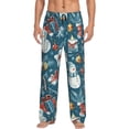 thumbnail image 1 of Sikiie Christmas Snowman Gift Pajama Pants Men, PJ Bottoms, Sleep & Lounge Pants-Medium, 1 of 6