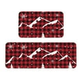 thumbnail image 1 of Sikiie Christmas Tree Buffalo Plaid Kitchen Mat 2 PCS Cushioned Kitchen Rug, Waterproof Non-Slip Kitchen Mats for Kitchen, Floor Home, Sink, Laundry, 1 of 6