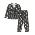 thumbnail image 1 of Sikiie Christmas cute deer old man Pajamas for Women Set, Womens Pajama Sets, Lounge Sets for Women, 2pjs for Women-Medium, 1 of 7