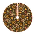 thumbnail image 1 of Sikiie Chrysanthemum turkey Christmas Tree Skirt, Christmas Tree Decorations, Christmas Decor, Tree Mat Decoration(30-48IN)-30", 1 of 6