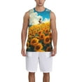 thumbnail image 1 of Sikiie Clear Sky Sunflower Basketball Jersey Reversible Men's Mesh Athletic Sports Shirts Training Practice S-4XL3X-Large, 1 of 6