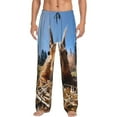 thumbnail image 1 of Sikiie Close-Up Curious Squirrel Pajama Pants Men, PJ Bottoms, Sleep & Lounge Pants-Medium, 1 of 6