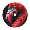 thumbnail image 1 of Sikiie Closeup Red Flamingo Portrait Christmas Tree Skirt, Christmas Tree Decorations, Christmas Decor, Tree Mat Decoration(30-48IN)-48", 1 of 6