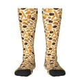 thumbnail image 1 of Sikiie Coffee Bun Hot Dog Knee Socks, High Socks Long Stretchy Sock Women Knee High Stocking, Long Socks for Women, 1 of 6