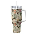 thumbnail image 1 of Sikiie Coffee pots cup Insulated Stainless Water Bottle Lid Travel Mug Cup Insulated Tumblers Cup 40oz Ice Bully With Handle, 1 of 8