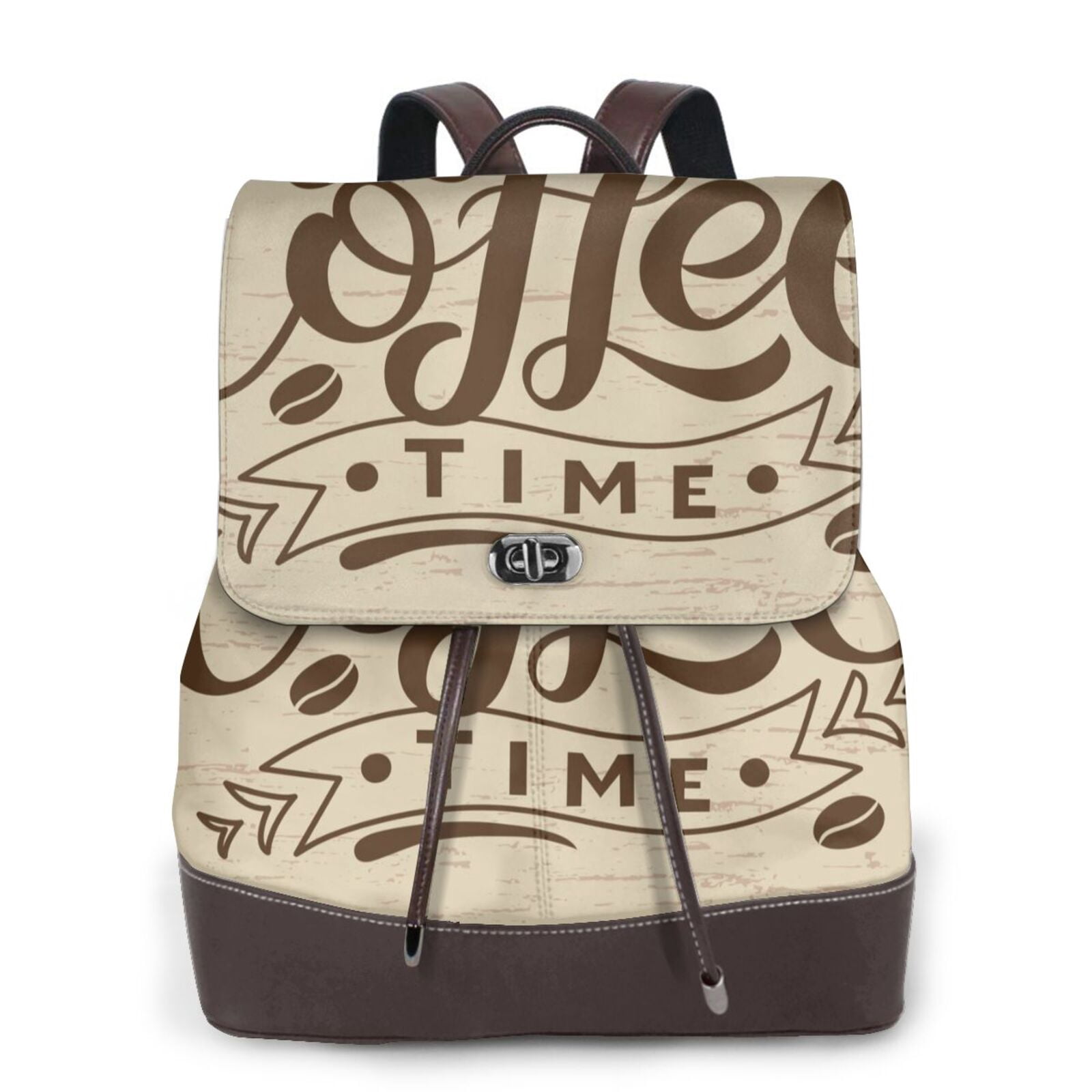Sikiie Coffee Time (2) Women Genuine Leather Backpack Fashion Rucksack ...