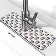 thumbnail image 1 of Sikiie Coffee To Go Pattern Splash Guard for Sink Faucet-1 PC Super Absorbent Fast Drying Mat Sink Gadgets-Splash Guard for Kitchen, Sink Mat, 1 of 7