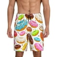 thumbnail image 1 of Sikiie Color Donut Mens Pajama Shorts, Lightweight Lounge Pant with Pockets Soft Sleep Pj Shorts for MenMedium, 1 of 6