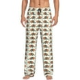 thumbnail image 1 of Sikiie Colorful Armadillos Pajama Pants Men, PJ Bottoms, Sleep & Lounge Pants-X-Large, 1 of 6