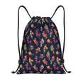 thumbnail image 1 of Sikiie Colorful Birds Drawstring Backpack Drawstring Bags, Draw String Back Bag for Sports, Gym, Travel, Swimming, Beach-Small, 1 of 6