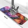 thumbnail image 1 of Sikiie Colorful Butterfly Cluster Splash Guard for Sink Faucet-1 PC Super Absorbent Fast Drying Mat Sink Gadgets-Splash Guard for Kitchen, Sink Mat, 1 of 7