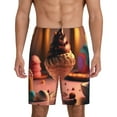 thumbnail image 1 of Sikiie Colorful Cake Ice Cream Mens Pajama Shorts, Lightweight Lounge Pant with Pockets Soft Sleep Pj Shorts for MenXX-Large, 1 of 6