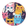 thumbnail image 1 of Sikiie Colorful Cats Pattern Art Christmas Tree Skirt, Christmas Tree Decorations, Christmas Decor, Tree Mat Decoration(30-48IN)-48", 1 of 6