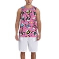thumbnail image 1 of Sikiie Colorful Cute French Bulldog Basketball Jersey Reversible Men's Mesh Athletic Sports Shirts Training Practice S-4XL3X-Large, 1 of 6