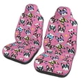 thumbnail image 1 of Sikiie Colorful Cute French Bulldog Car Seat Protector 2 Pack Car Seat Cushion Mat, Car Seat Covers for SUV, Truck, Van, 1 of 7