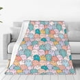 thumbnail image 1 of Sikiie Colorful Cute Pig Ultra-Soft Micro flannel Blanket Luxury All Seasons Warm Blanket for Bedding Sofa and Travel (4 sizes)-40"x30", 1 of 7