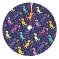 thumbnail image 1 of Sikiie Colorful Dinosaur 30-48 inches {designName} Print Christmas Tree Skirt Snowman Xmas Tree Skirt with Edge Christmas Decorations for Holiday Party30", 1 of 7