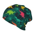 thumbnail image 1 of Sikiie Colorful Dinosaurs Toddler Beanie Kids Beanie Hat Warm Winter Hats for Boys Girls Knit Cap, 1 of 7