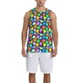 thumbnail image 1 of Sikiie Colorful Easter Eggs1 Basketball Jersey Reversible Men's Mesh Athletic Sports Shirts Training Practice S-4XLMedium, 1 of 6