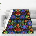 thumbnail image 1 of Sikiie Colorful Floral Ultra-Soft Micro flannel Blanket Luxury All Seasons Warm Blanket for Bedding Sofa and Travel (4 sizes)-50"x40", 1 of 7