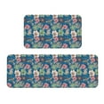 thumbnail image 1 of Sikiie Colorful Flowers Kitchen Mat 2 PCS Cushioned Kitchen Rug, Waterproof Non-Slip Kitchen Mats for Kitchen, Floor Home, Sink, Laundry, 1 of 6