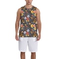 thumbnail image 1 of Sikiie Colorful Flowers with Butterfly Basketball Jersey Reversible Men's Mesh Athletic Sports Shirts Training Practice S-4XLLarge, 1 of 6