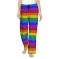 thumbnail image 1 of Sikiie Colorful Glitter Rainbow Women’s Ultra-Soft Comfy Lounge Pants Sleepwear Comfy Lounge Pants Drawstring Sleep Bottoms with PocketsLarge, 1 of 6