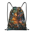 thumbnail image 1 of Sikiie Colorful Graffiti Abstract Eye Drawstring Backpack Drawstring Bags, Draw String Back Bag for Sports, Gym, Travel, Swimming, Beach-Small, 1 of 6